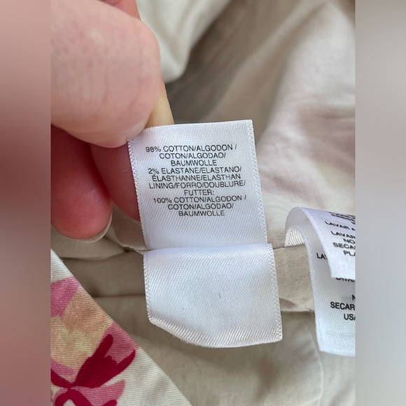 Great Jones White Floral Midi Dress faux wrap size 12 cotton adjustable strap - Picture 13 of 13